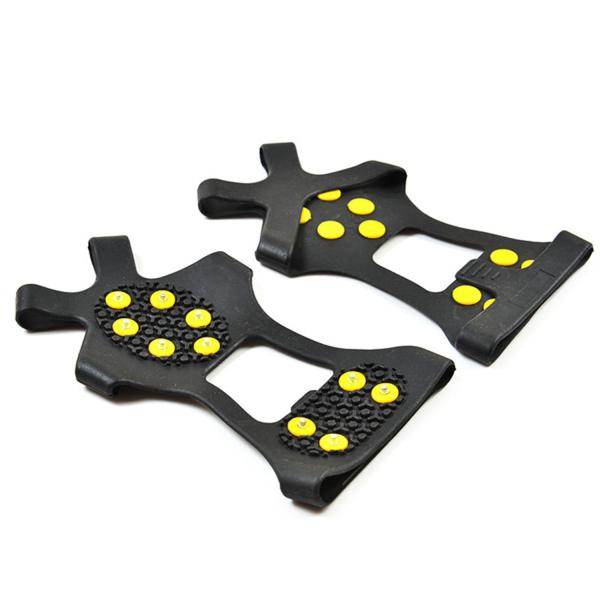 【商品説明】・凍結路面での転倒などから身を守ります。・ガリガリの路面で威力を発揮。片足10本、両足で20本のピンが、がっちりガード。・装着はつま先とかかとにひっかけるだけで完了です。【商品仕様】サイズ Mスノースパイク アイススパイク 靴 ...