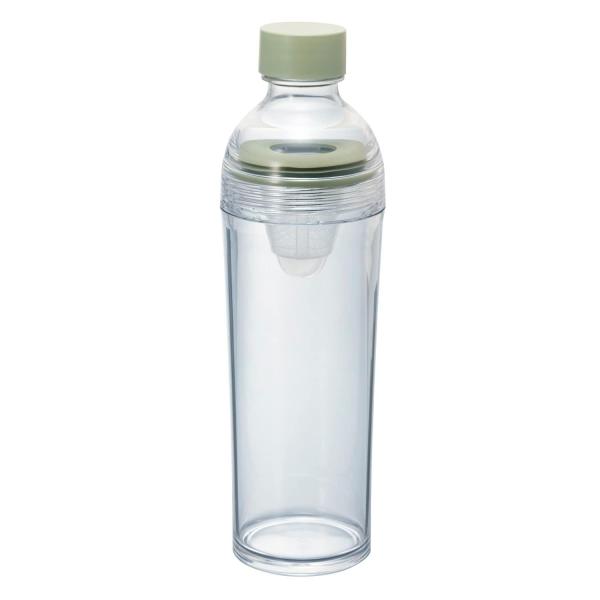 ハリオ FIBP-40-SG スモーキーグリーン フィルターインボトル ポータブル 樹脂製 縦横 400ml 茶こし付き HARIO