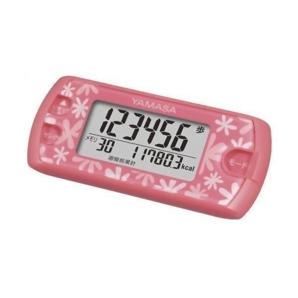 山佐  EX-500P フローラルピンク 万歩計 ポケット・バッグイン万歩計 ポケット万歩  YAMASA