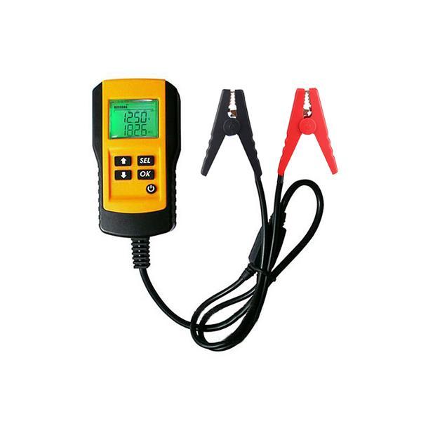 【商品説明】・コンパクトサイズのバッテリーテスターです。・デジタル表示かつパーセンテージ表示なのでやかりやすくなっています。・CCA値とｍΩも表示されるのでバッテリーの状況把握もしやすくなっています。・クランプを接続し、CCA値を入力してテ...