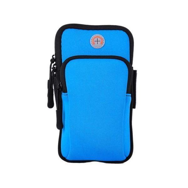 【商品説明】イヤホンジャックホール付きです。伸縮性柔軟性に優れるポリウレタン素材を採用しています。防水構造になっています。【商品仕様】カラー ブルーアームバンド アームポーチ ブルー スマートフォン iphone スマホ ランニング 防水ケース