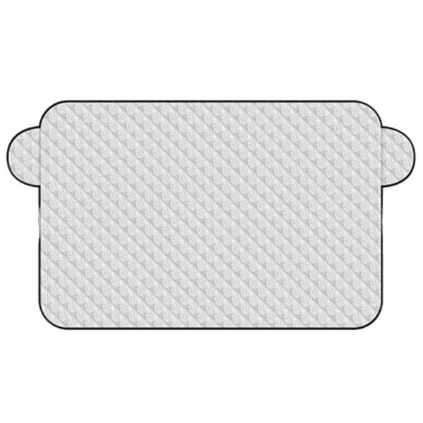 【商品説明】・オールシーズン使用することができるフロントガラスカバーです。・冬の雪も夏の日差しからも守ってくれます。・フロントドアに両耳を挟んで固定することで、盗難や風で飛ばされるのを防止できます。・使用しないときは折りたたむことでスペース...