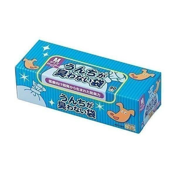 3個セット BOS 驚異の防臭袋 うんちが臭わない袋 ペット用 Mサイズ 90