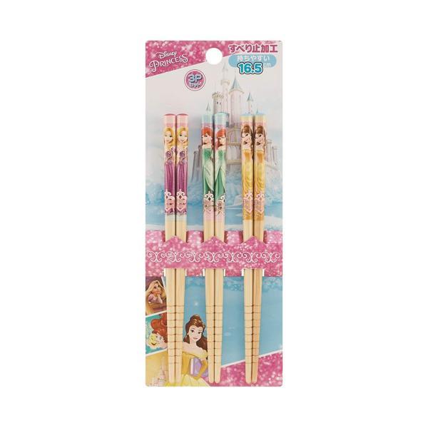 他サイト： スケーター  ANT2T 竹箸 プリンセス18 3Pセット 16.5cm 箸 ディズニー SKATERの商品画像