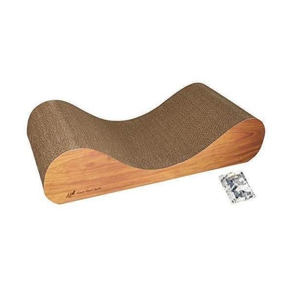 他サイト： ガリガリソファ スクラッチャー インテリア ティーブラウン&amp;ミルベージュ レギュラーの商品画像