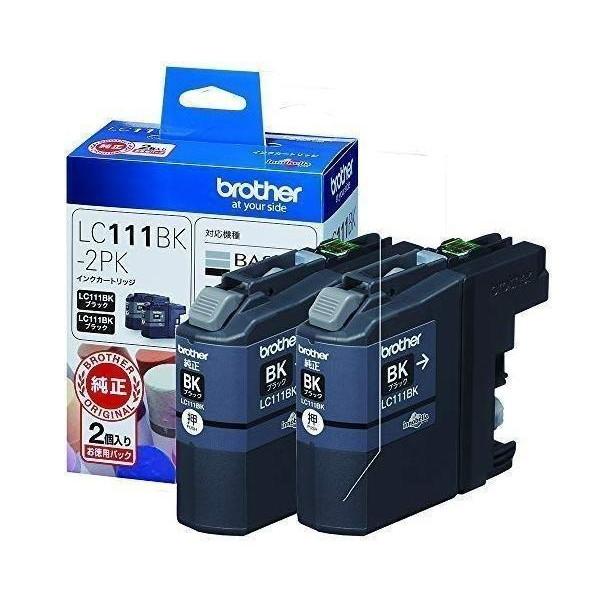 ブラザー LC-111 インクカートリッジ 35個セット ブラザー工業 3個セット ブラザー LC111BK-2PK ブラック2個パック 純正