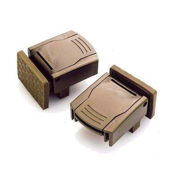 他サイト： Seiei 清水産業 スーパーマドガチット サッシ 防犯 窓枠 ロック 2Pー ブロンズ 補助錠 ダブルロックの商品画像