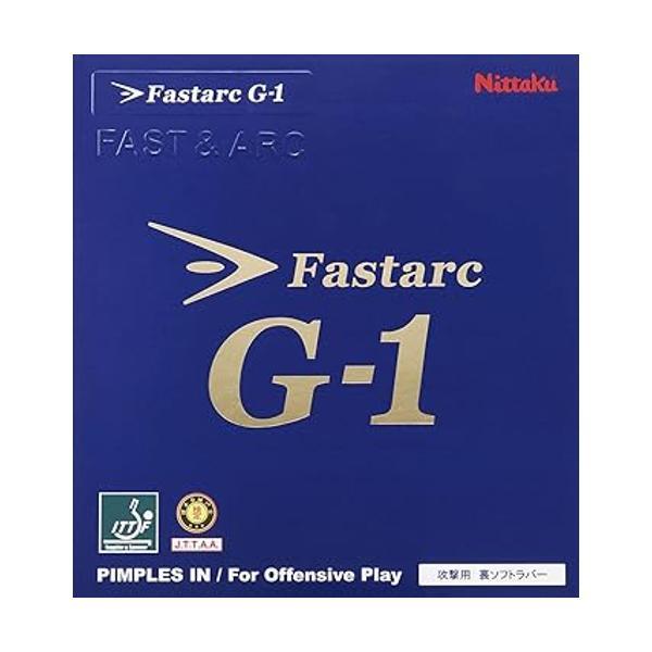 他サイト： ニッタク 卓球 ラバー ファスタークG-1 裏ソフト テンション レッド MAX NR8702 Nittakuの商品画像