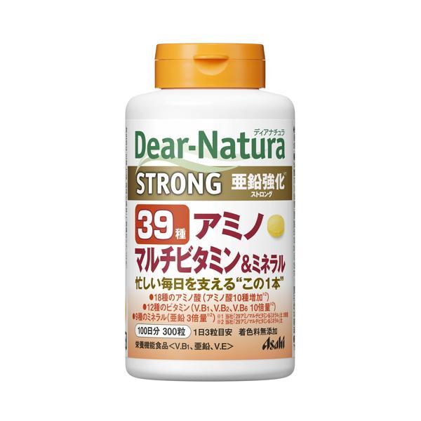 他サイト： アサヒ ディアナチュラストロング39 アミノ マルチビタミン＆ミネラル 100日 300粒 Dear-Naturaの商品画像