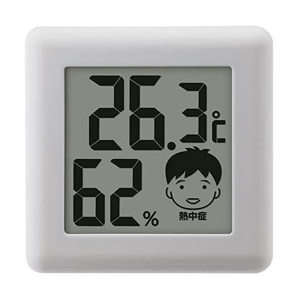 他サイト： ドリテック O-282WT ホワイト 温湿度計 デジタル dretecの商品画像