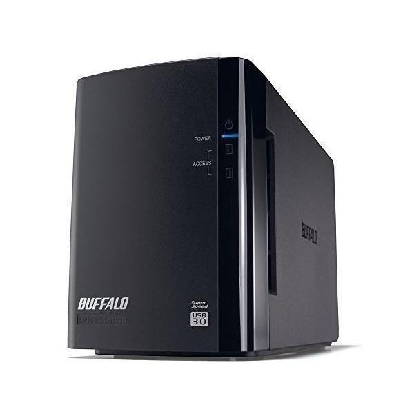 BUFFALO RAID1対応 USB3.0用 外付けハードディスク 2ドライブモデル 4TB HD-WL4TU3 R1J