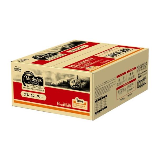 メディファスアドバンス グレインフリー 1歳から チキン＆フィッシュ味 6kg(500g×12)