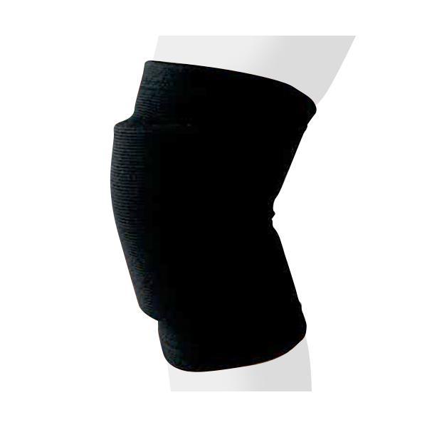 他サイト： D&amp;M ディーアンドエム 12mm 厚型 パッド付 膝サポーター バレーボール 膝用 大人用 1個入り 左右兼用 857 黒 Lサイズ 固定の商品画像
