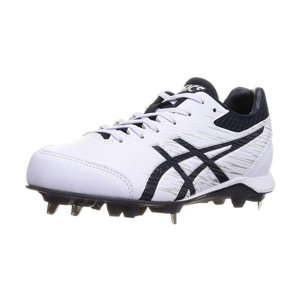 ASICS（アシックス） ベースボールシューズ ホワイト/ネイビー 26.0cm