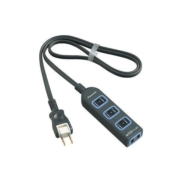 他サイト： パナソニック WHA2524BKP ザ・タップX ブラック 4個口 2m Panasonicの商品画像