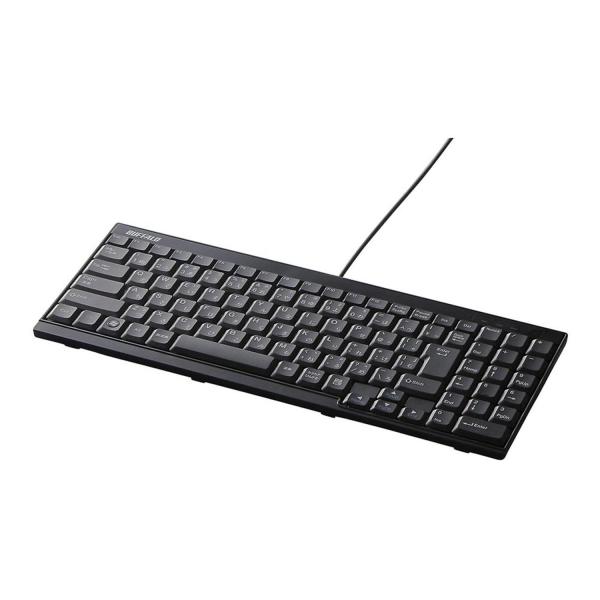 他サイト： バッファロー BSKBU14BK 有線スリムキーボード USB接続 ブラック BUFFALOの商品画像