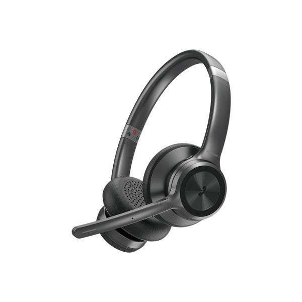 他サイト： エレコム LBT-HSOH20BK Bluetooth対応ヘッドセット ノイズリダクションマイク機能付き ブラック ELECOMの商品画像