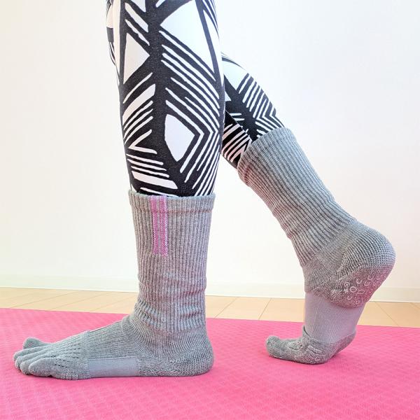 5�{�w�\�b�N�X �n�C�N���[ �T�|�[�g  131086 23-25cm 25-27cm FIVE �^�O ���� �G�A�[�N�b�V���� knitido �j�b�e�B�h ���K �s���e�B�X �ܖ{�w �C�� ���i�摜3