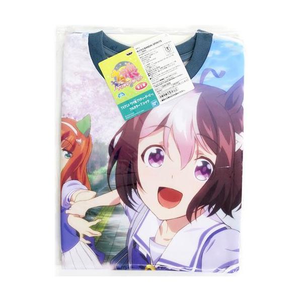 サイレンススズカ フルカラー　Tシャツ ウマ娘 ウマ娘 サイレンススズカ 両面フルグラフィック Tシャツ ブルー S