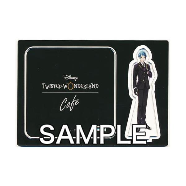 アクリルスタンドコースター ツイステカフェ　フロイド・リーチ Disney TWISTED-WONDERLAND×OH MY CAFE アクリルスタンドコースター