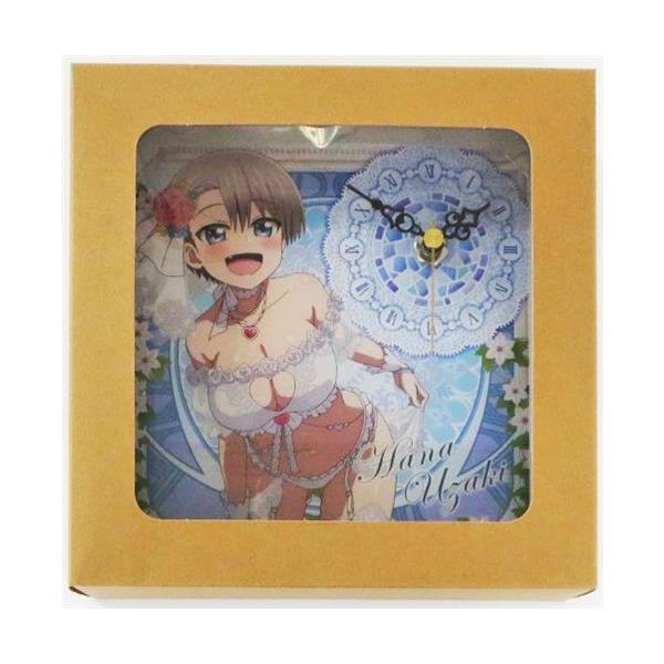 宇崎ちゃんは遊びたい！ω スクラッチ　くじ　BIGアクリル置時計　Wチャンス DMMスクラッチ 宇崎ちゃんは遊びたい ω ウエディングランジェリー A-1