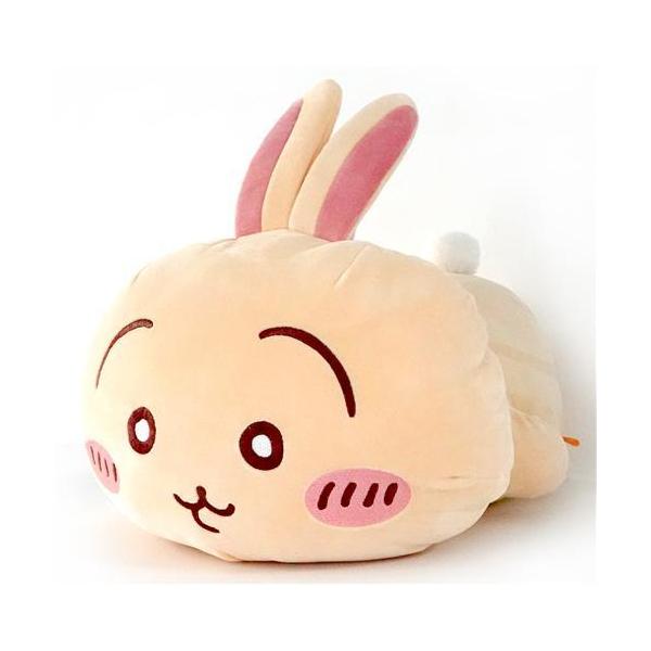 ちいかわ マシュマロみたいな寝そべり抱きぬいぐるみ ねむねむうさぎ