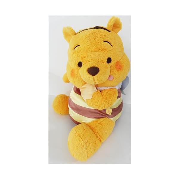 【くまのプーさん】超超BIGぬいぐるみ　まんぷくみつばち　ウインク くまのプーさん FDT まんぷくみつばち 超超BIGぬいぐるみ プー