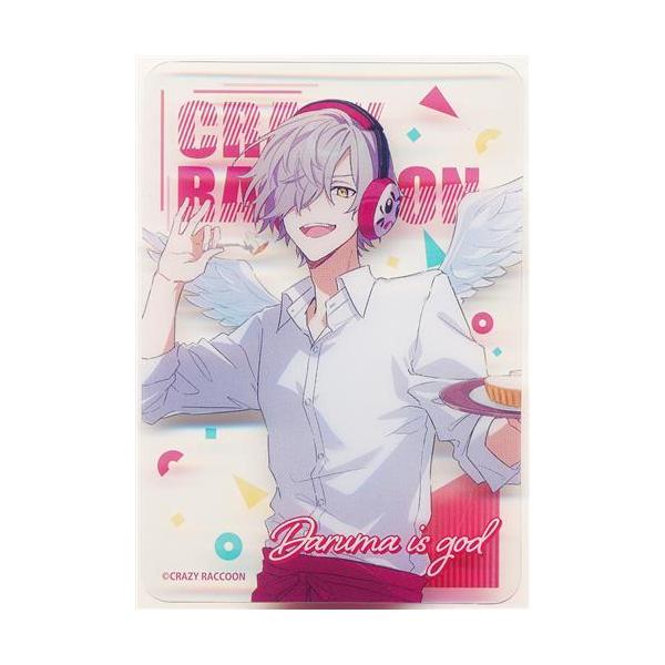 Crazy Raccoon×GiGOコラボカフェ クリアカード だるまいずごっど