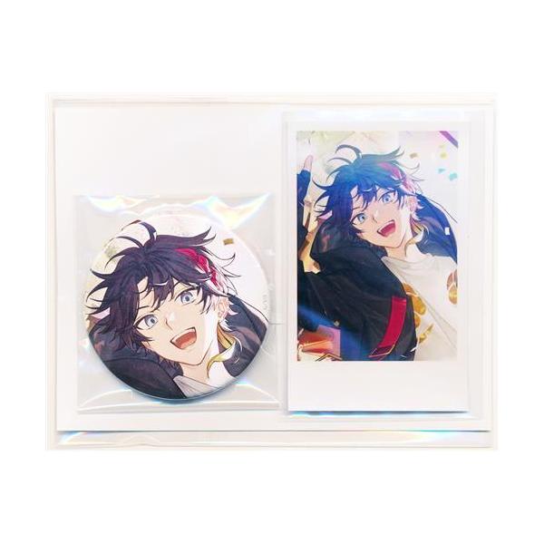 にじさんじ 誕生日グッズ2024 缶バッジ&チェキ風カード 三枝明那