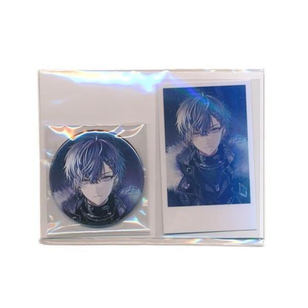 にじさんじ 誕生日グッズ2024 缶バッジ&チェキ風カード 小柳ロウ