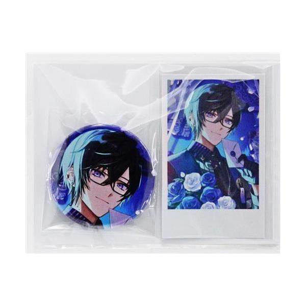 四季凪アキラ 誕生日2022 缶バッジ にじさんじ 誕生日グッズ2024 缶バッジ&チェキ風カード 四季凪アキラ