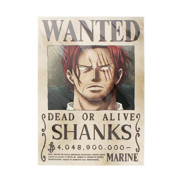 ONE PIECE 海軍発行公式手配書 シャンクス 40億4890万 ワンピース