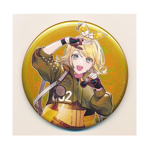 初音ミク 39Culture 2024 トレーディング 大き目メタリック缶バッジ 鏡