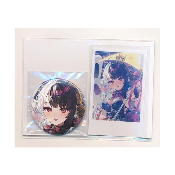 にじさんじ 誕生日グッズ2025 缶バッジ&チェキ風カード 夜見れな