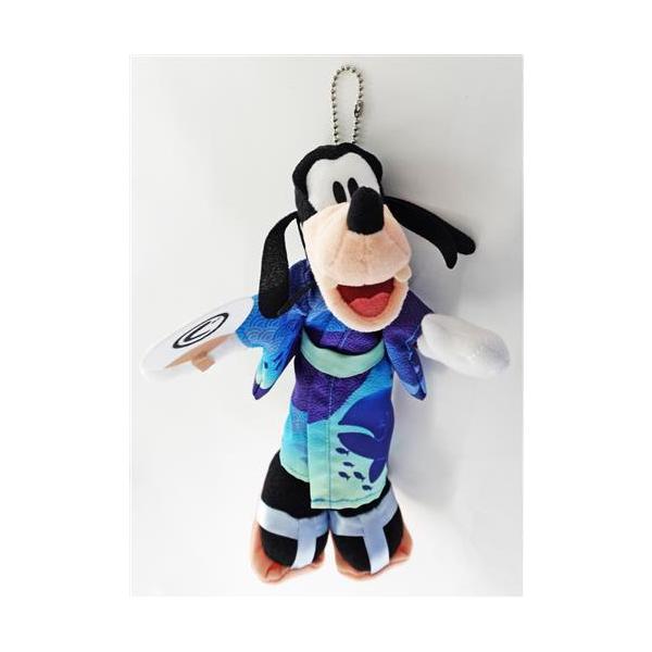ディズニー ぬいぐるみバッジ グーフィー 浴衣 Disney : らしんばん