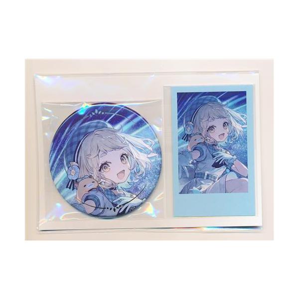 にじさんじ 誕生日グッズ2025 箔押し缶バッジ&チェキ風カード 町田ちま