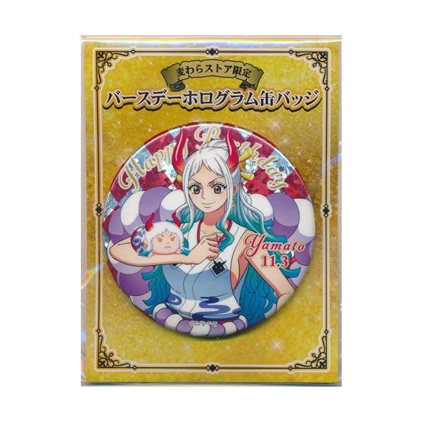 ONE PIECE ワンピース 麦わらストア限定 バースデーホログラム缶バッジ