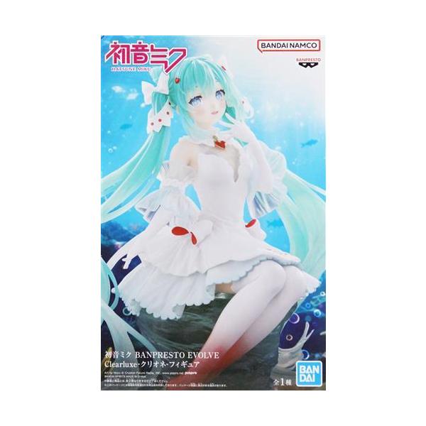 未開封初音ミク BANPRESTO EVOLVE Clearluxe-クリオネ-フィギュア