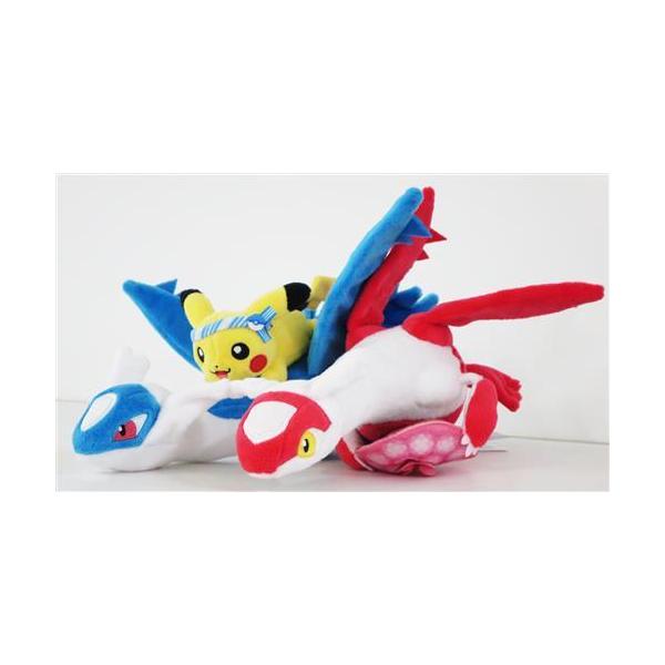 ポケットモンスター ぬいぐるみ ラティアス&ラティオス&ピカチュウ