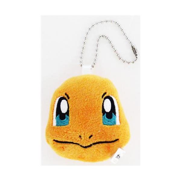 ポケットモンスター ボールチェーン付きフェイスぬいぐるみ?フシギダネ・ヒトカゲ・ゼニガメ・ピカチュウ? ヒトカゲ ポケモン