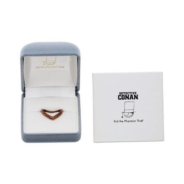 名探偵コナン ダイヤモンドハートリング ピンクゴールドカラー 黒羽快