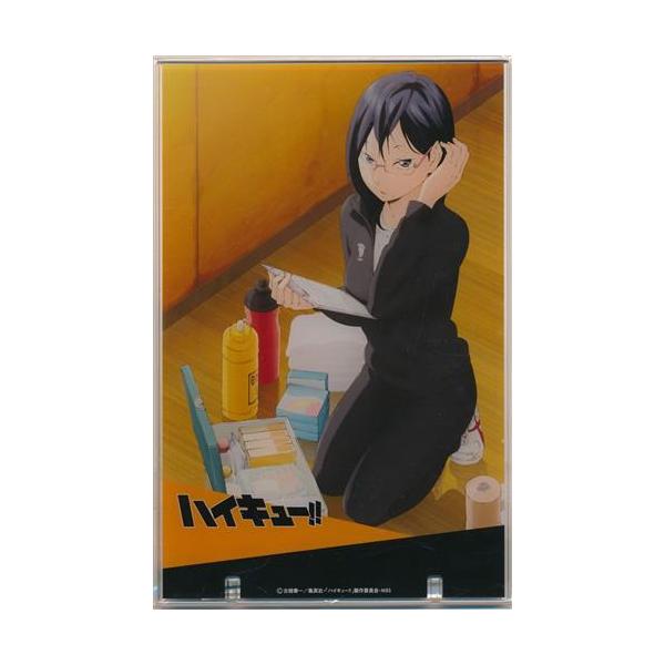 ハイキュー アクリルプレート アクリルスタンド 烏野 清水潔子 ハイキュー アクリルプレート アクリルスタンド 烏野 清水潔子