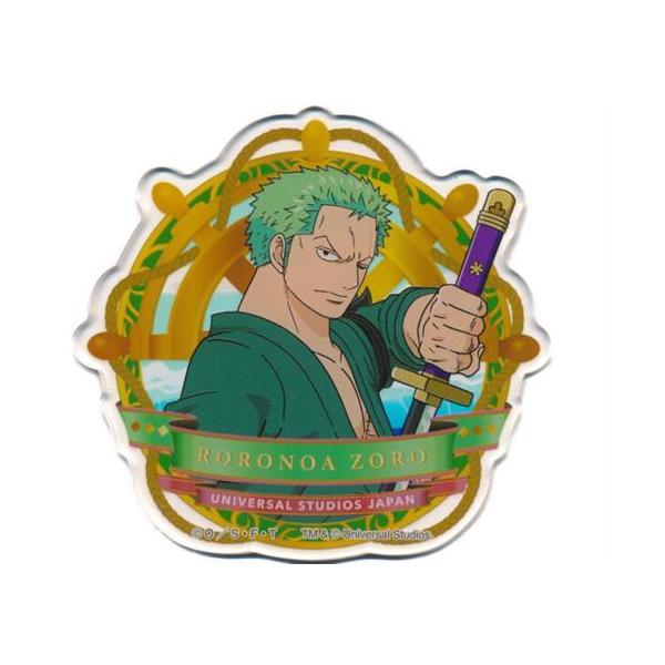 ワンピース 映画 film Z ナンジャ限定 缶バッジ コースター ゾロ 2点