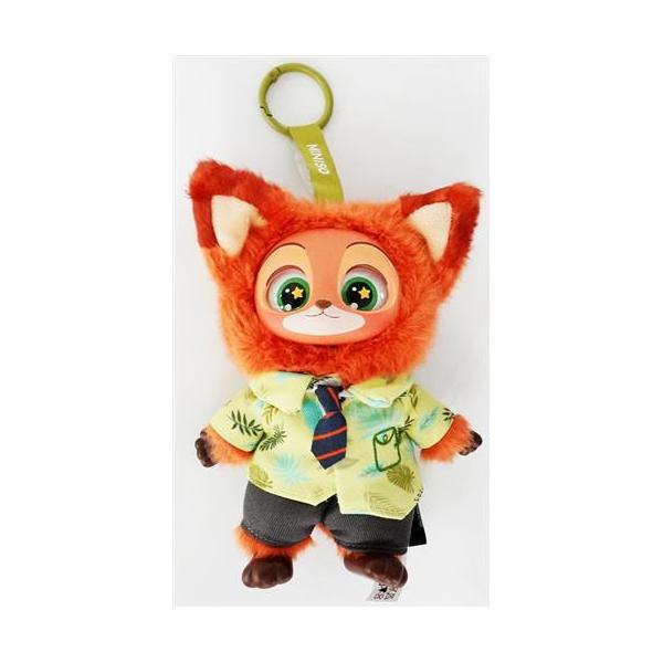 ズートピア ディズニー×MINISO ソフビぬいぐるみ シリーズ 警官 ニック