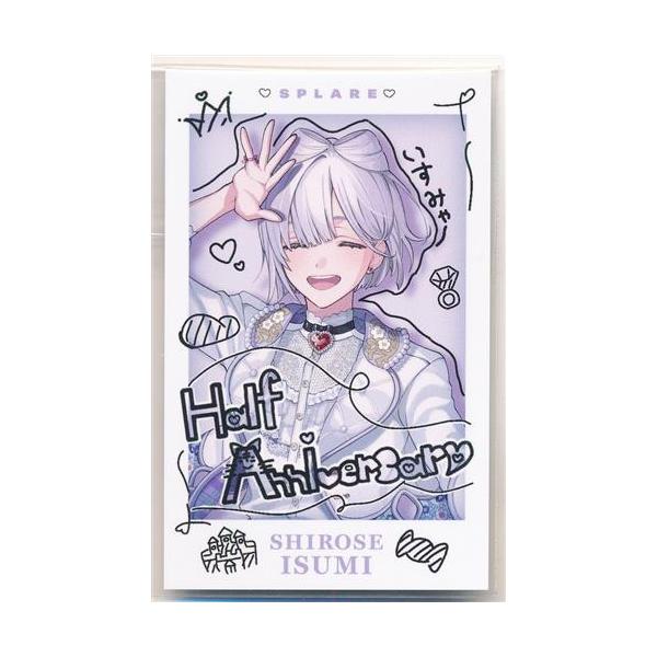 にじさんじ すぷれあ Half Anniversary ランダムチェキ風カード 城瀬いすみ (落書き・メッセージ付き)