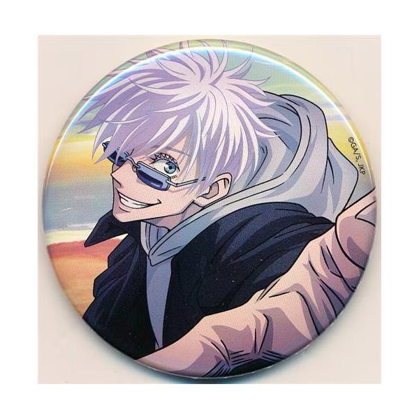 呪術廻戦展　海辺 缶バッジ　五条悟 呪術廻戦 トレーディング缶バッジ アニメーション 呪術廻戦展 <海辺