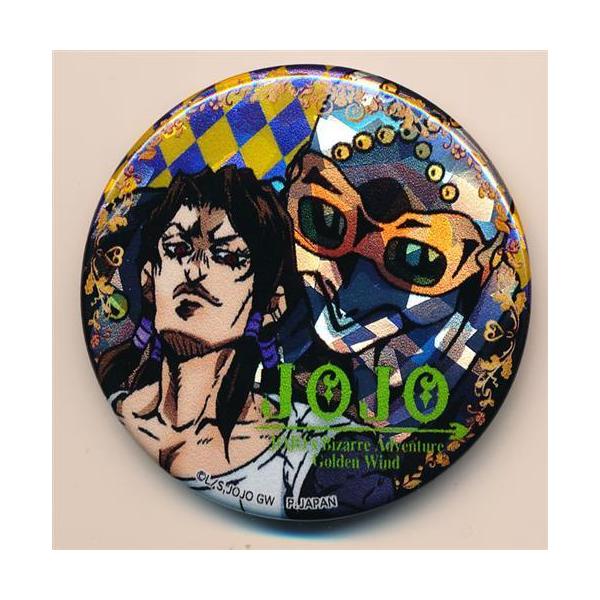 ジョジョの奇妙な冒険 黄金の風 クリスタライトカンバッジ(缶バッジ) イルーゾォ&amp;マン・イン・ザ・ミラー