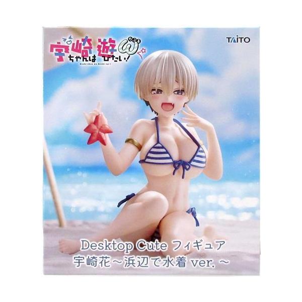 未開封宇崎ちゃんは遊びたい ω Desktop Cute フィギュア 宇崎花 ?浜辺で水着ver.?