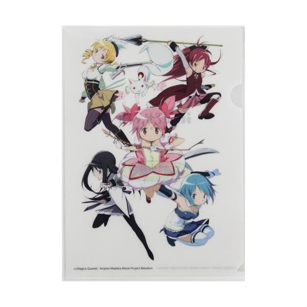 劇場版 魔法少女まどかマギカ 新編 叛逆の物語 スポーツ報知 特別号 読売新聞販売店購入特典 A4クリアファイル 集合