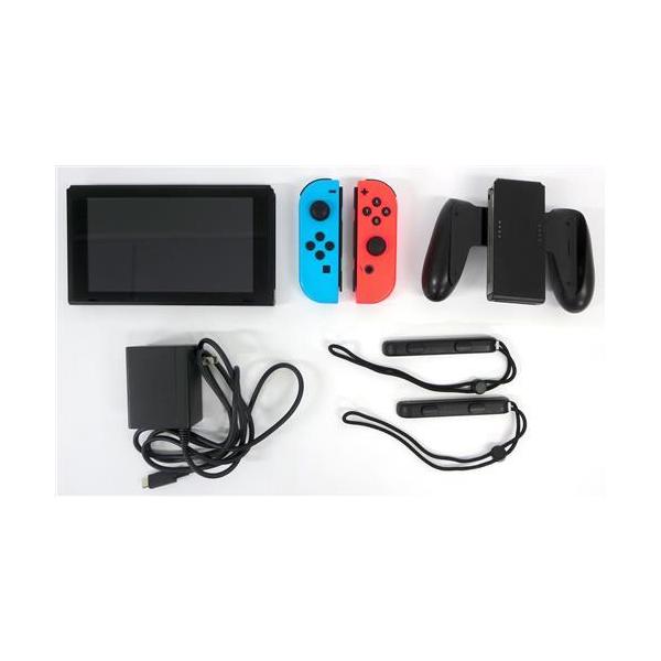 Nintendo Switch Joy-Con (L) ネオンブルー/(R) ネオンレッド (箱説なし)